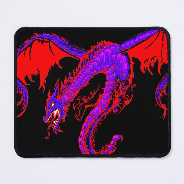Item preview, Woodland Wyvern in psychedelic rust designed and sold by BrimstoneAxe.