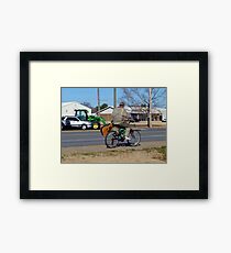 Traveling Minstrel Framed Print