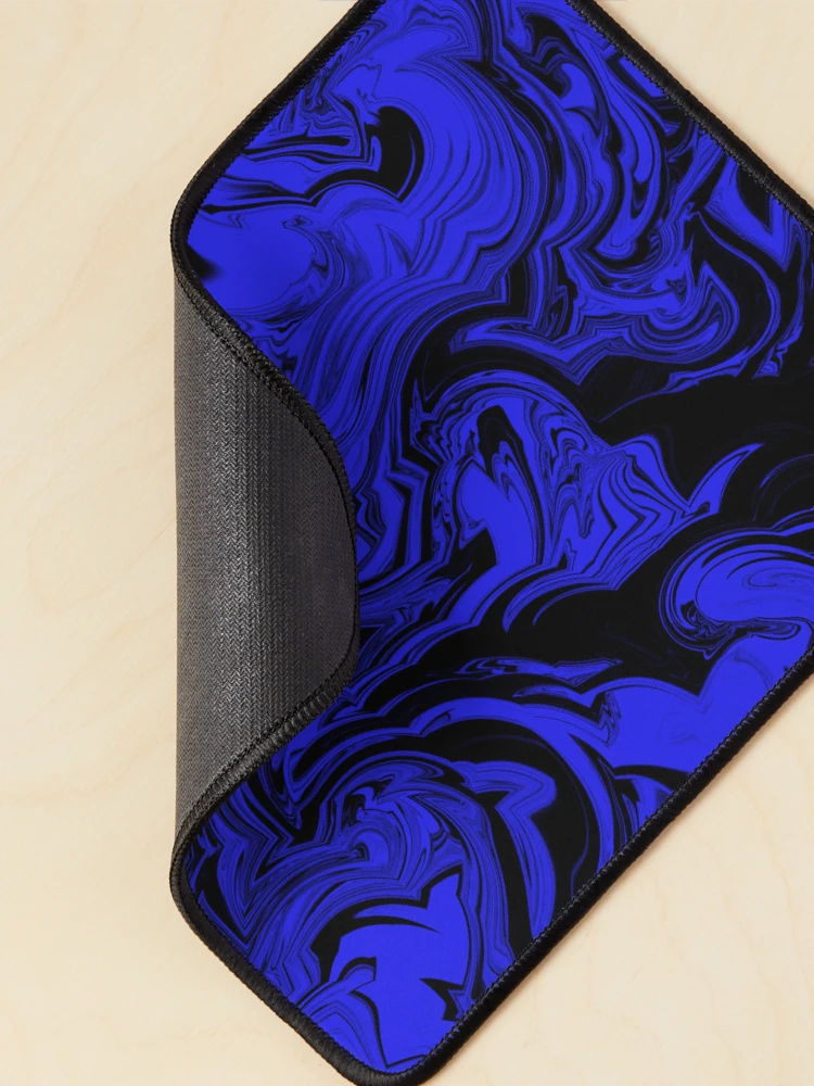 Thumbnail 2 of 5, Mouse Pad, Blue Abstract designed and sold by ThinkOTB.