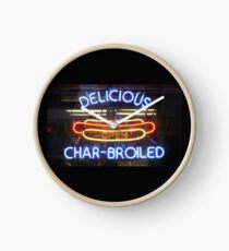 Char-Broiled Clock