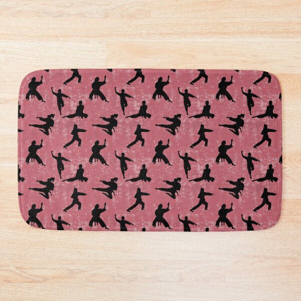 Item preview, Karate Female Pink Seamless Pattern designed and sold by Cedarrue.