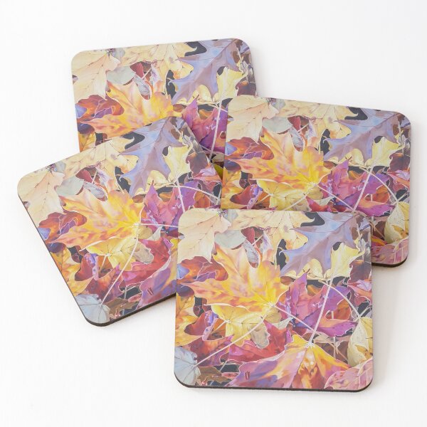 Item preview, Fall in Love - autumn leaves painting designed and sold by Emily Bickell.