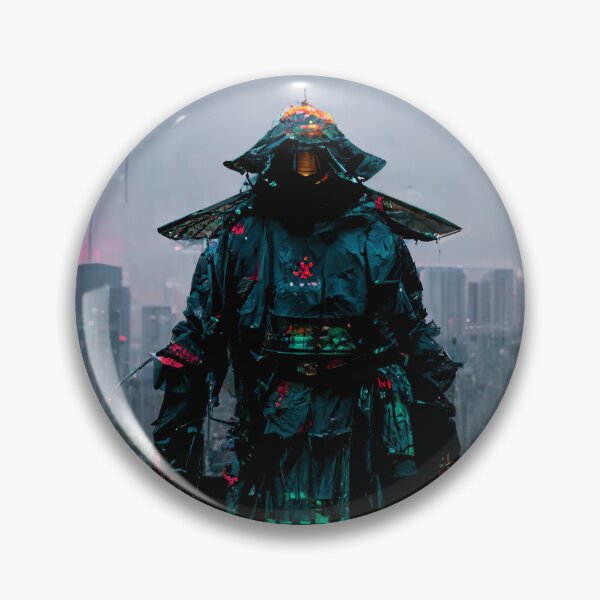 Item preview, Aumentado - Cyberpunk Samurai designed and sold by ArkMinted.