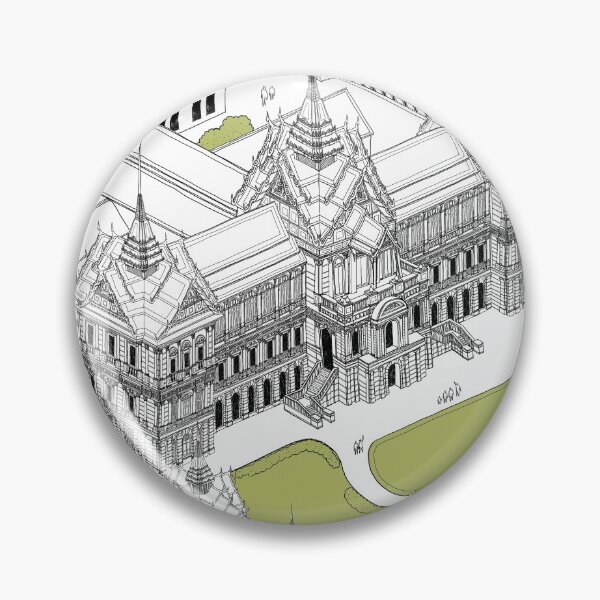 Item preview, Chakri Palace Green designed and sold by airlabrador.