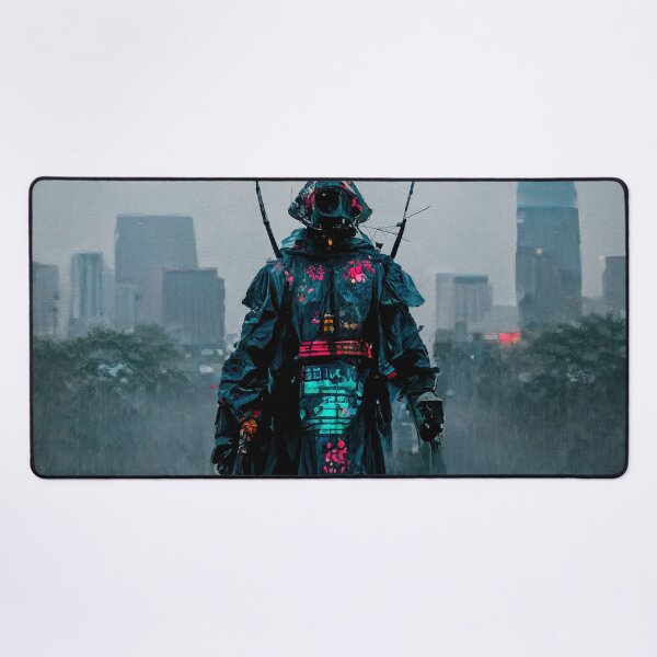 Item preview, Encounter - Cyberpunk Samurai designed and sold by ArkMinted.