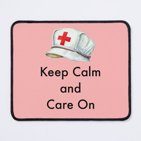 Item preview, Keep Calm and Care On. Nurses shirt. Caregiver designed and sold by Glenn Slingsby.