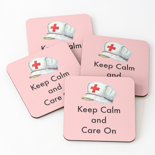 Item preview, Keep Calm and Care On. Nurses shirt. Caregiver designed and sold by Glenn Slingsby.