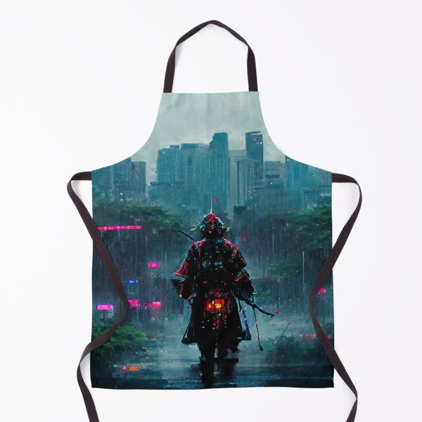 Item preview, Downpour - Cyberpunk Samurai designed and sold by ArkMinted.