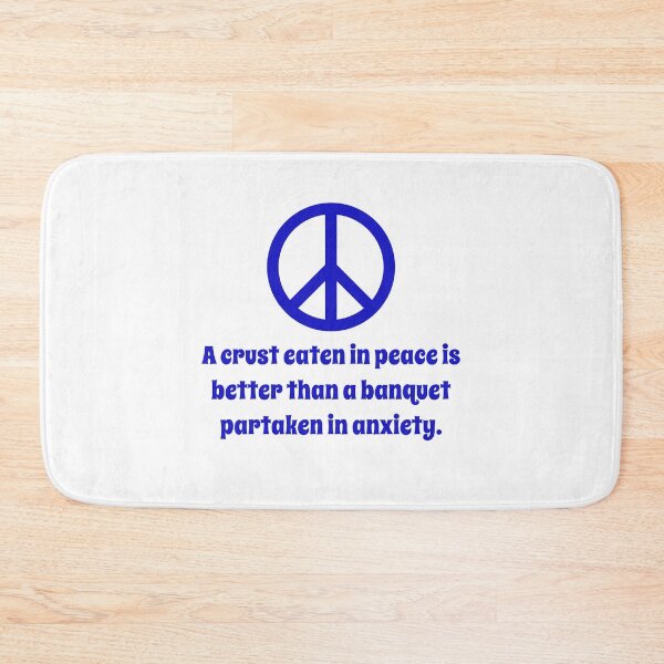 Item preview, A Crust Eaten In Peace designed and sold by CrankyOldDude.