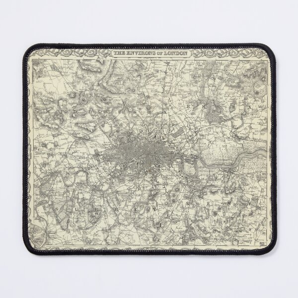 Item preview, Antique map of London (1856) designed and sold by coolshitba.