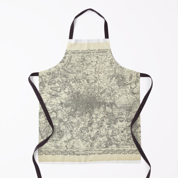 Item preview, Antique map of London (1856) designed and sold by coolshitba.