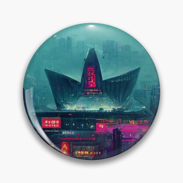 Aperçu de l'œuvre Neon Regal - Opéra Cyberpunk créée et vendue par ArkMinted.
