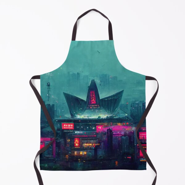 Item preview, Neon Regal - Cyberpunk Operahouse designed and sold by ArkMinted.
