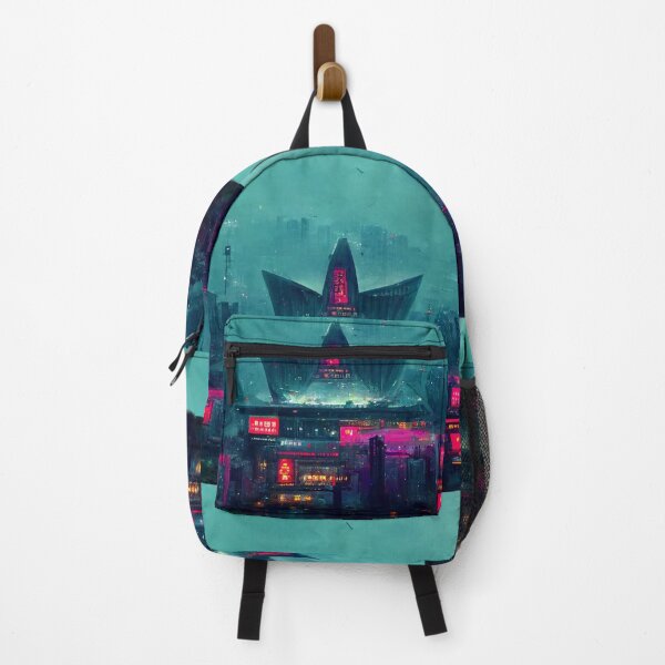 Item preview, Neon Regal - Cyberpunk Operahouse designed and sold by ArkMinted.