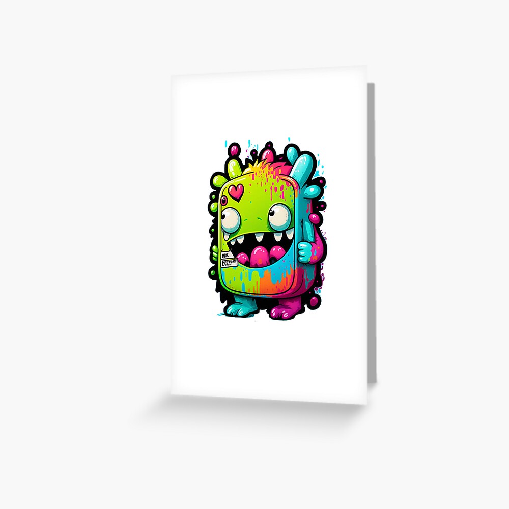 Street Art Monster Sticker for Sale by fromthepage