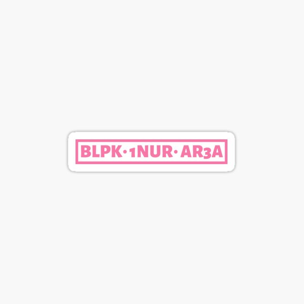  Blink in Your Area Lightstick Blackpink Kpop Bumper