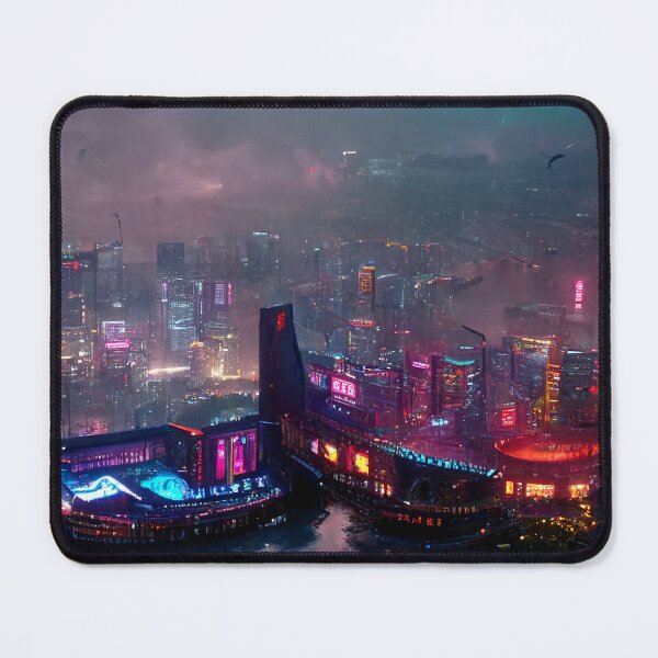 Aperçu de l'œuvre Mirai 2.0 - Paysage urbain cyberpunk créée et vendue par ArkMinted.