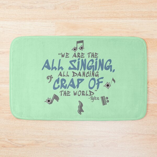Item preview, We are the all singing, all dancing crap of the world. -Tyler Durden, Fight Club  designed and sold by Sticker Up.