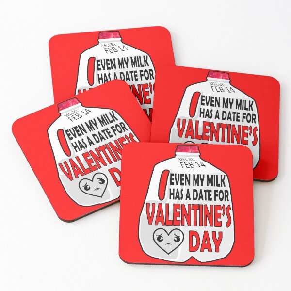Item preview, Even My Milk Has A Date For Valentine's Day designed and sold by rowdE-art.
