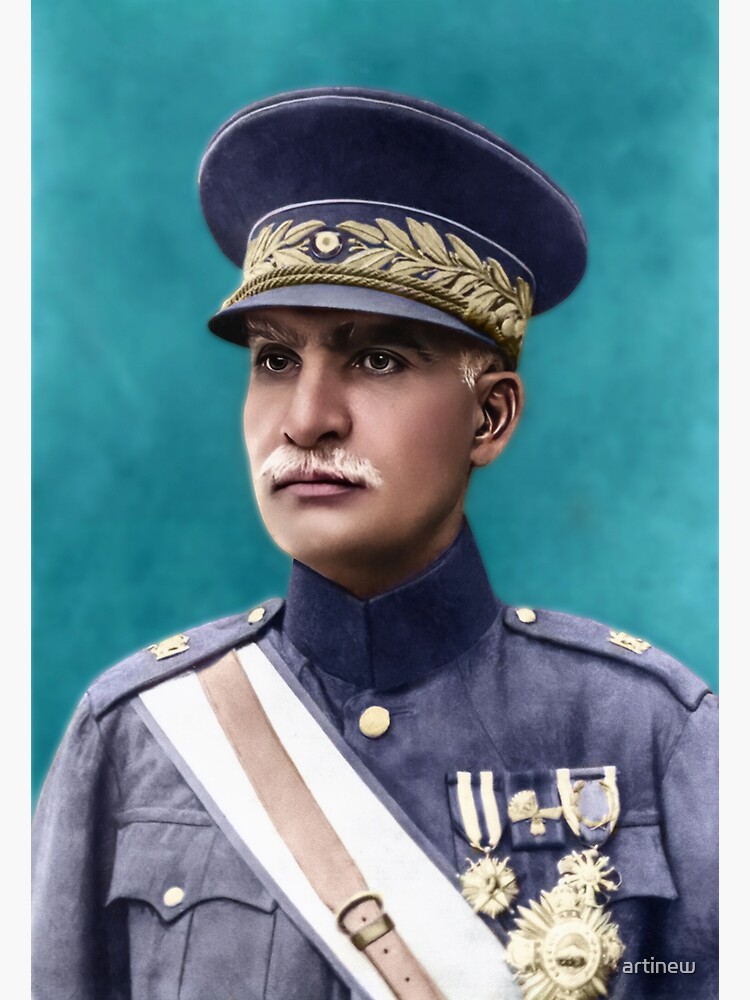 "Reza Shah Pahlavi the Great King of Iran رضا شاه پهلوی " Poster for Sale by artinew | Redbubble