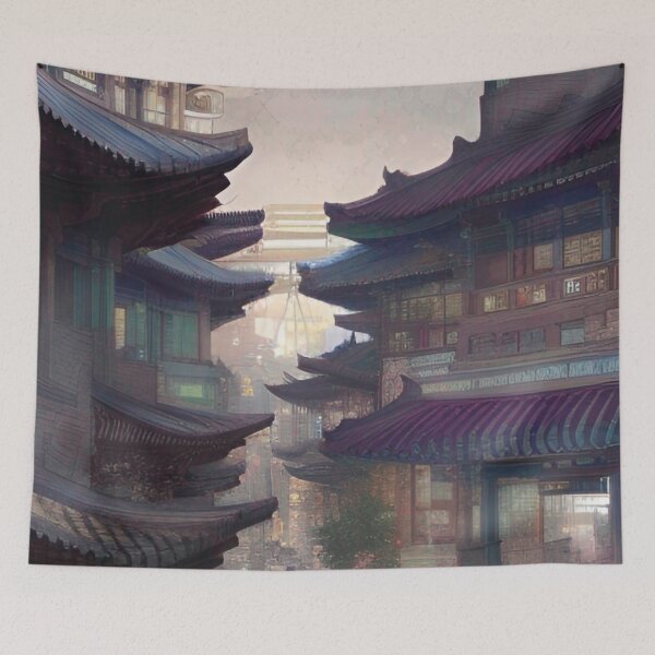 Item preview, Ancient Busan Painting designed and sold by Places On Earth.