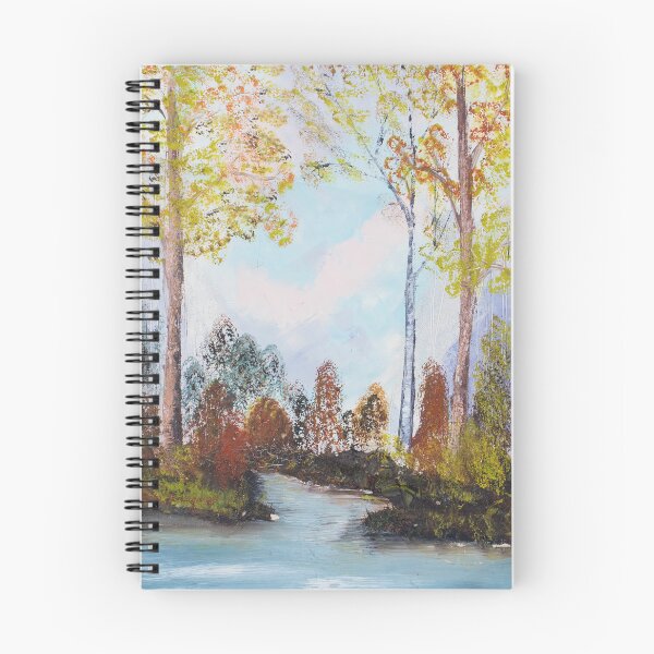 Item preview, Pintura del río de otoño de la abuela Nell designed and sold by capturemily.