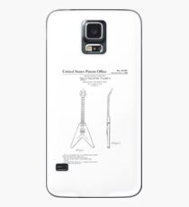 Gibson Flying V Guitar Patent Black Case/Skin for Samsung Galaxy