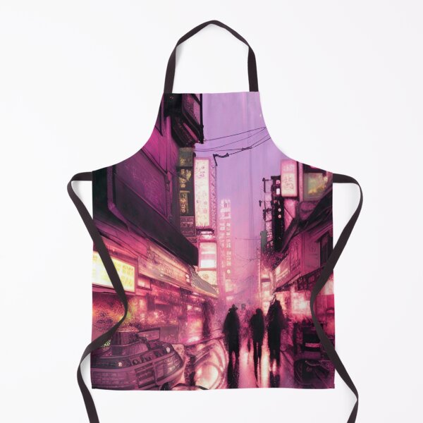Item preview, Busan City at night painting designed and sold by Places On Earth.