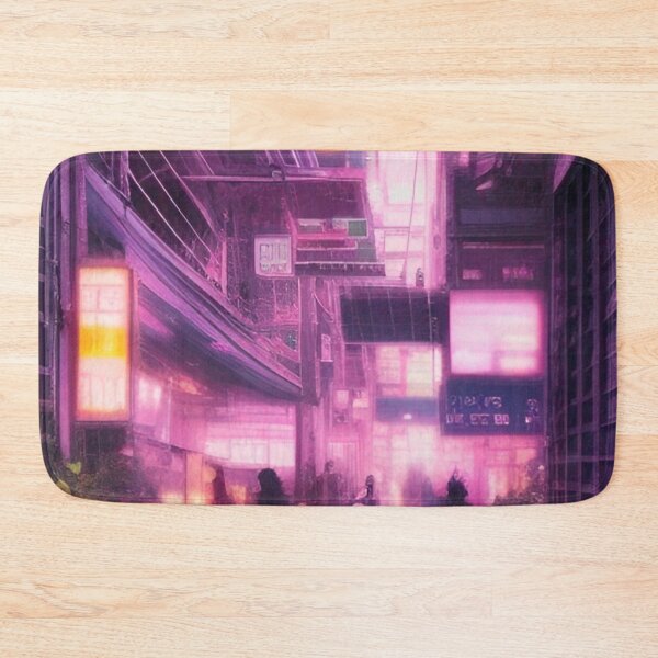 Item preview, Neon Pink Busan Art designed and sold by Places On Earth.