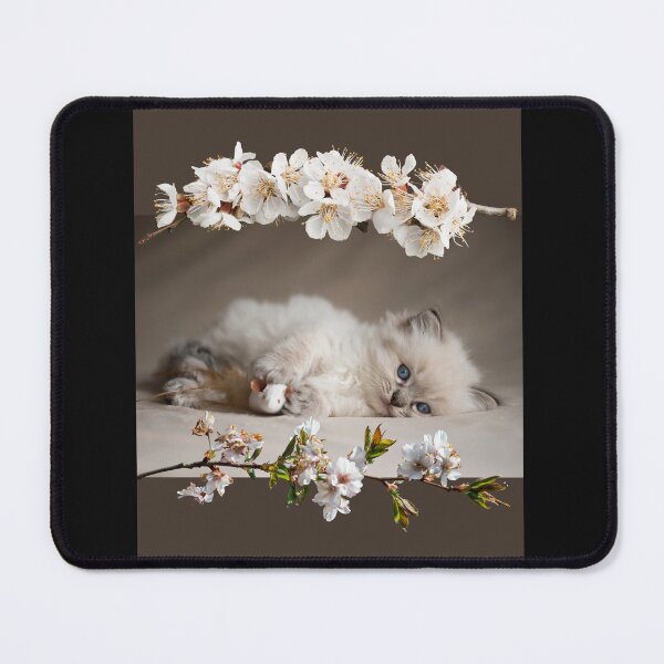Item preview, Cute Himalayan Kitten With Flowers Breed Lover Design designed and sold by EarthArtDesigns.