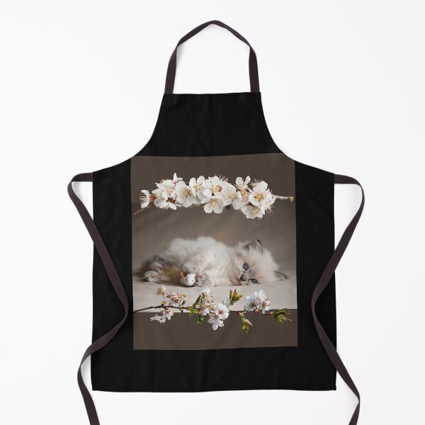 Item preview, Cute Himalayan Kitten With Flowers Breed Lover Design designed and sold by EarthArtDesigns.