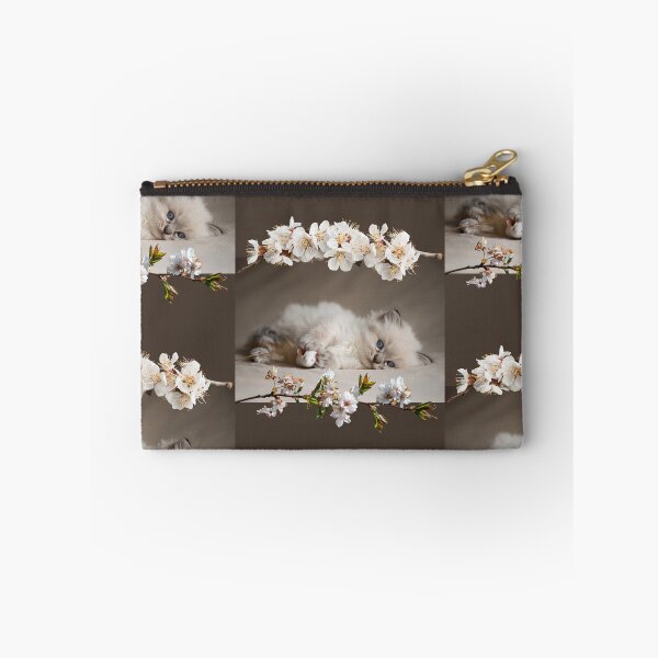 Item preview, Cute Himalayan Kitten With Flowers Breed Lover Design designed and sold by EarthArtDesigns.