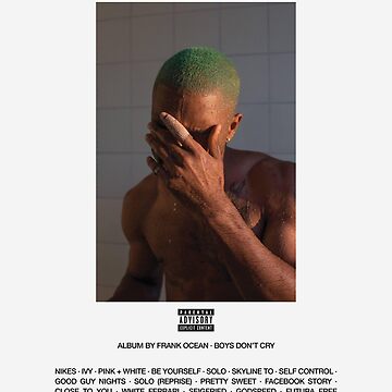 Frank Ocean Blonde Boys Don't Cry Zine Discover and Shop