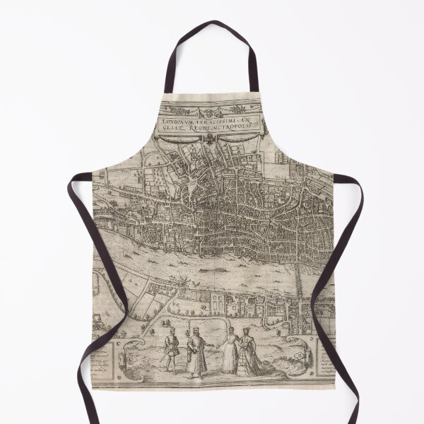 Item preview, Antique Map of London (1579) designed and sold by coolshitba.