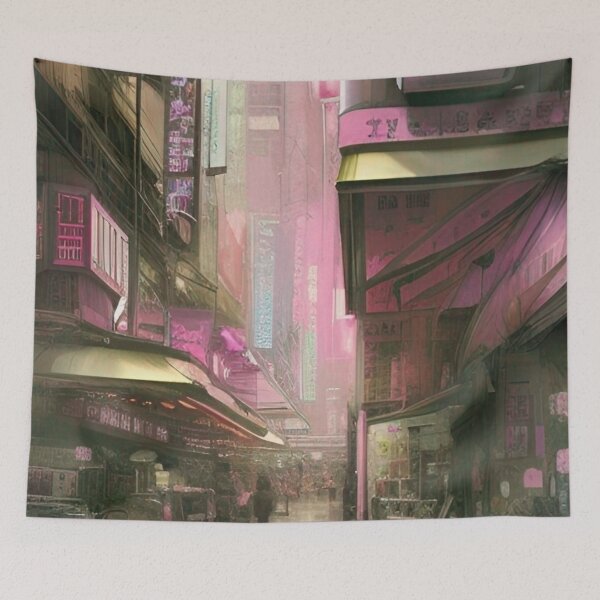 Artikelvorschau, Rosa Seoul-Marktkunst entworfen und verkauft von Places On Earth.