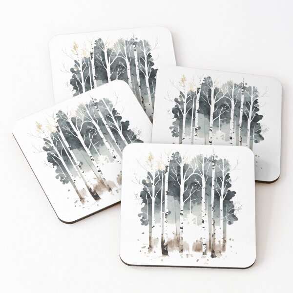 Item preview, Watercolor Trees designed and sold by WaveTheory.