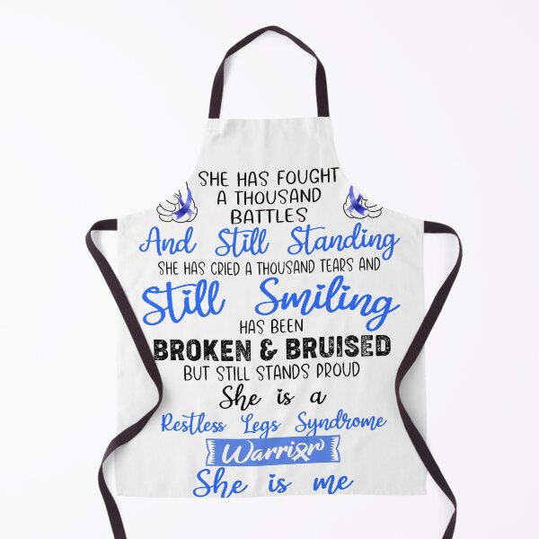 Item preview, Restless Legs Syndrome Warrior SHE IS ME - Support Restless Legs Syndrome Fighter Gifts designed and sold by Berriosly.