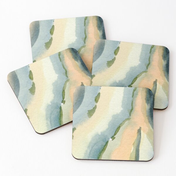 Item preview, The Flow - Blue Green Yellow Watercolor designed and sold by Studio-C2.