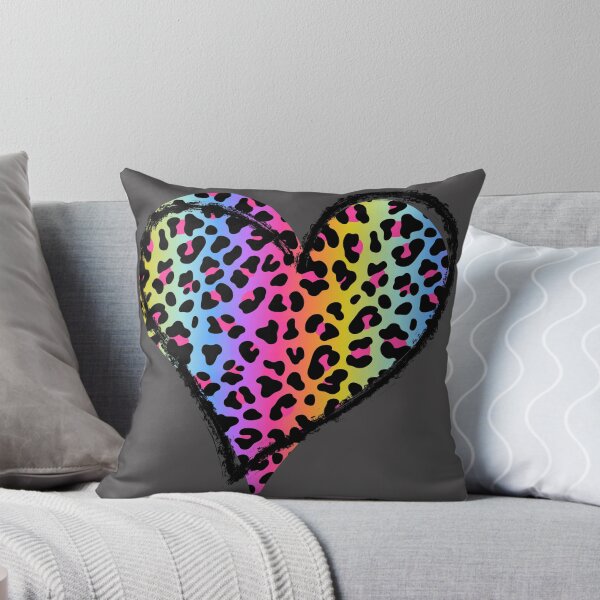 Item preview, Neon Rainbow Leopard Heart designed and sold by BeYOUtifulFaith.