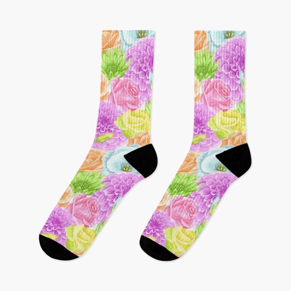Item preview, Colorful Watercolor Summer Garden Flowers  designed and sold by silviaol.