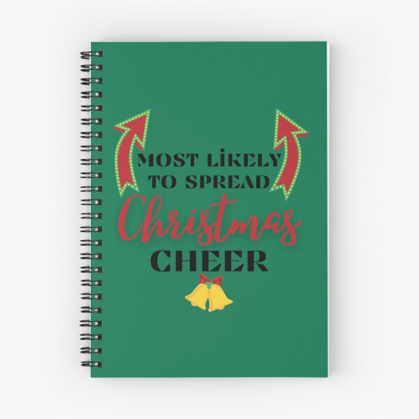 Item preview, Most likely to spread Christmas Cheer - Funny Christmas Holiday Cheer Quotes     designed and sold by PhamilyCustoms.