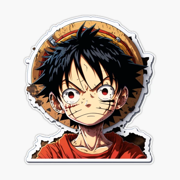 One Piece -- Luffy Chibi Anime Decal Sticker for Car/Truck/Laptop