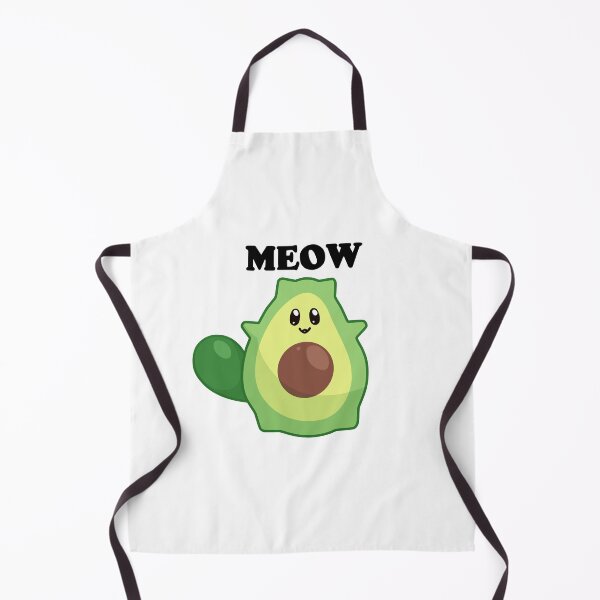 Item preview, kawaii avocado cat perfect for vegans and vegetarians designed and sold by ZerpaGiovanna.