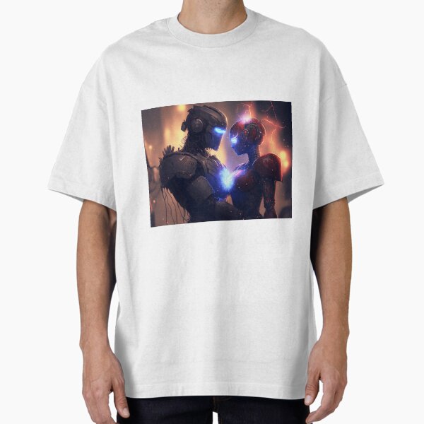Item preview, A robot couple in the end of the world designed and sold by stef325.