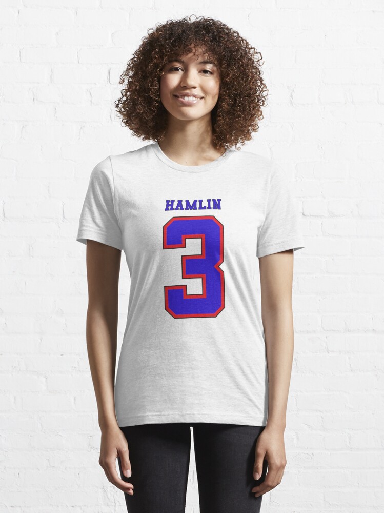 Damar Hamlin Women's V-Neck, Buffalo Football Women's V-Neck T-Shirt