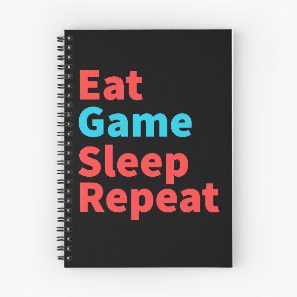 Item preview, Eat game sleep repeat-funny geek gamer red and blue designed and sold by Master4art.