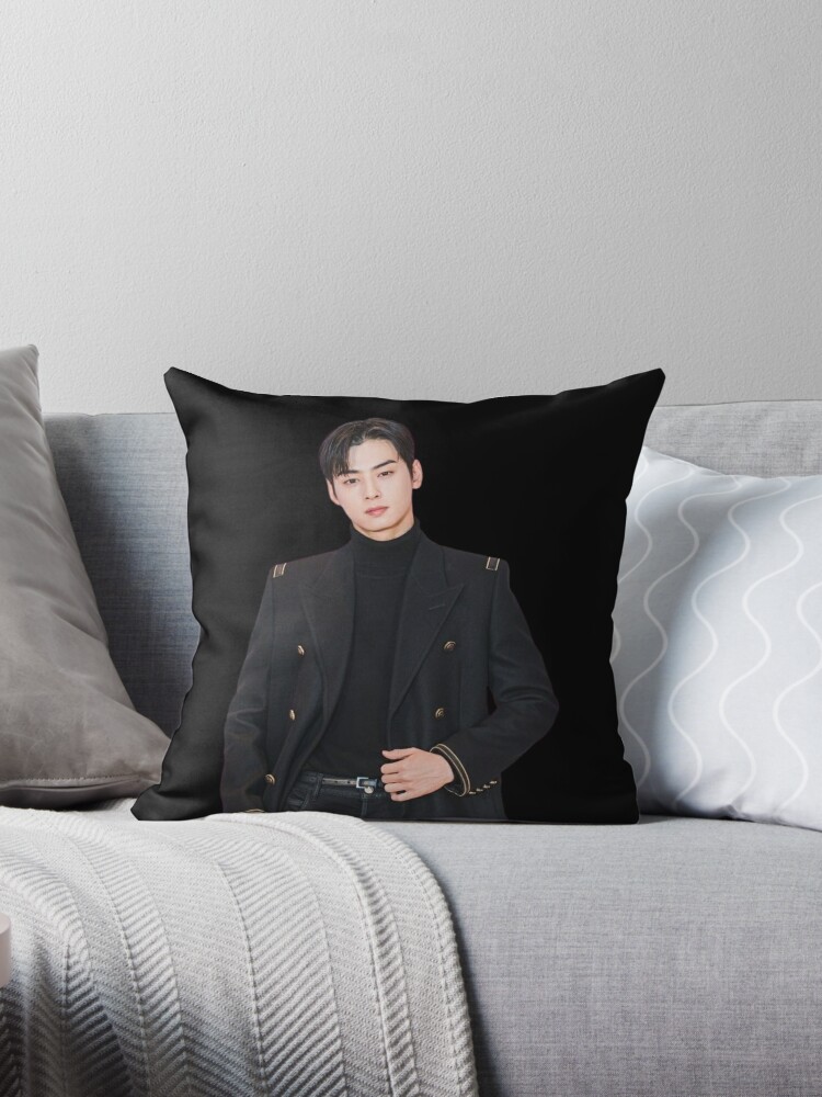 Cha Eun Woo V20 Throw Pillow