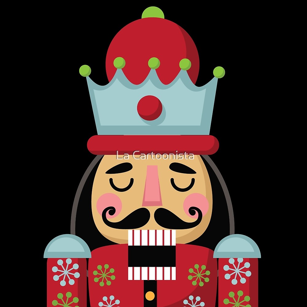 "Cartoon Nutcracker" by La Cartoonista Redbubble