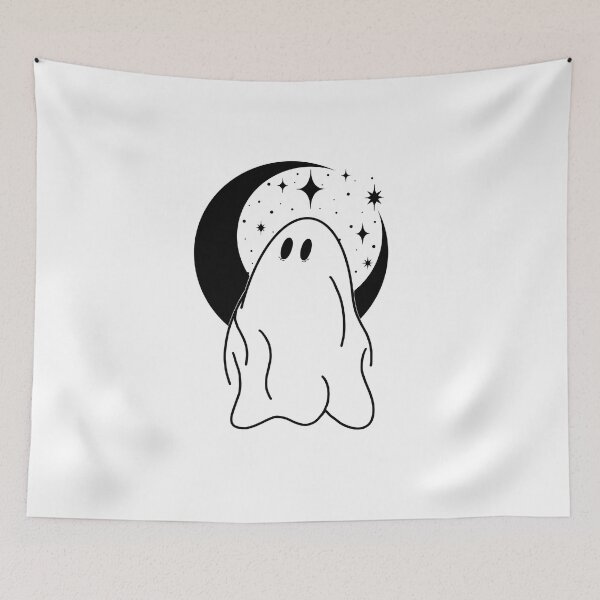 Item preview, Sleepy Stargazing Ghost designed and sold by HaleighMade.