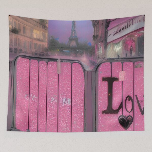 Item preview, Pont Des Arts Pink designed and sold by Places On Earth.